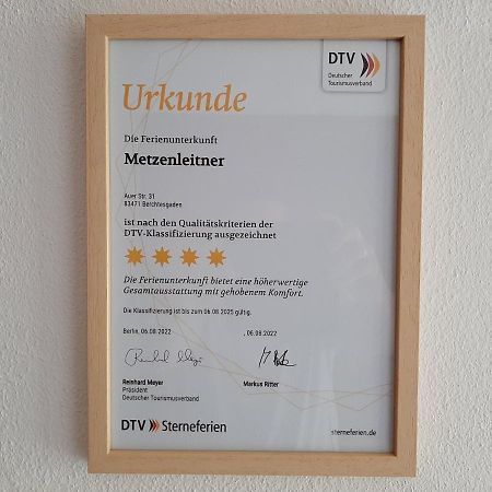 Ferienwohnung Metzenleitner Berchtesgaden Buitenkant foto